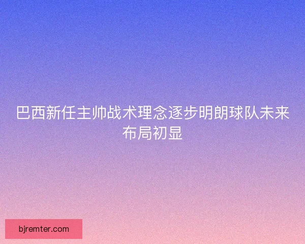 巴西新任主帅战术理念逐步明朗球队未来布局初显